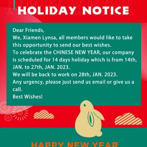 Holiday Notice