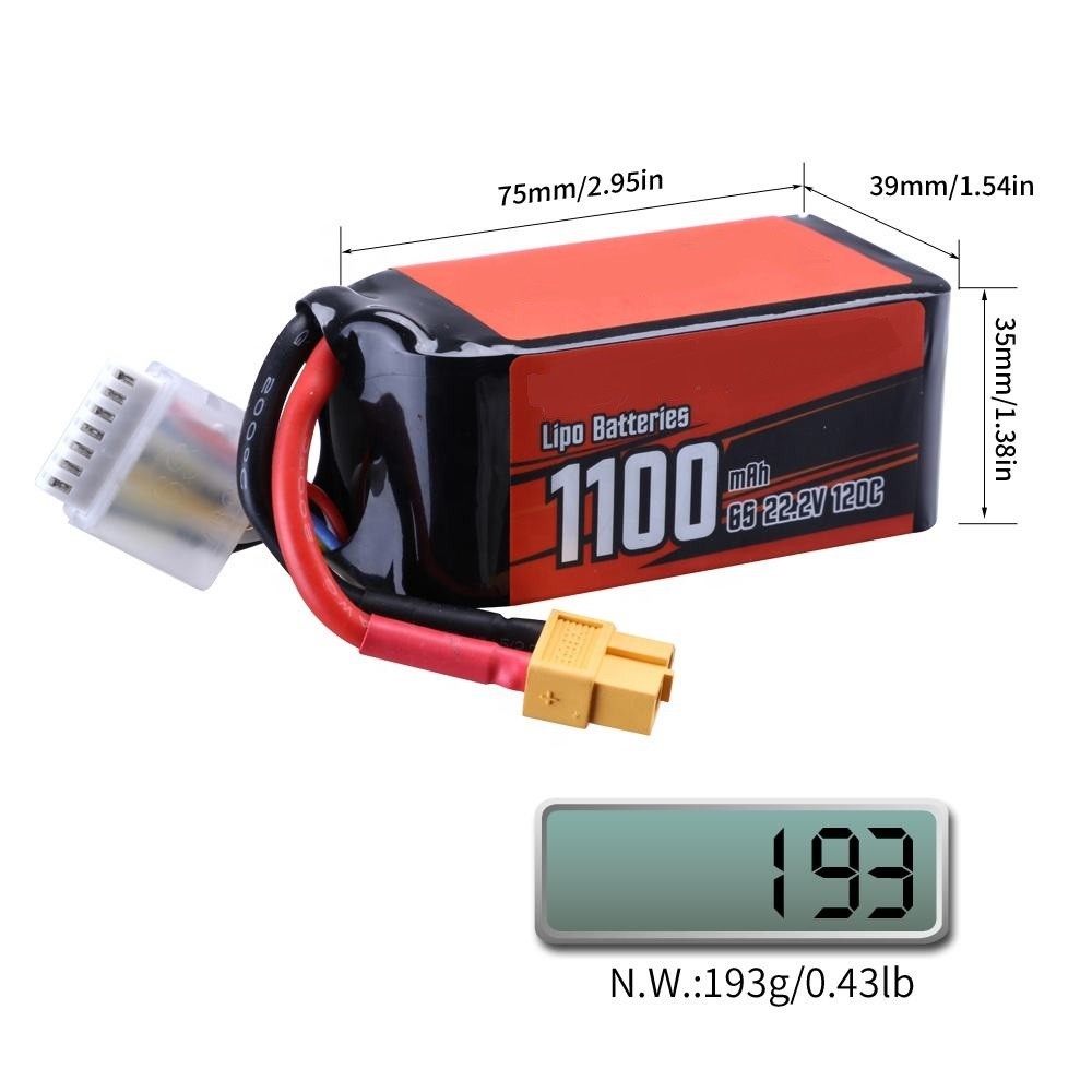 Nihewo 6S Lipo Battery 22.2V 10000mAh 100C – 2 Pack With EC5 Plug For RC Cars, Trucks, Drones