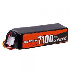 Lipo Battery 7100mAh 22.2V 70C with XT60 Plug