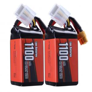 Lipo Battery 22.2V 1100mAh 120C XT60 Plug 