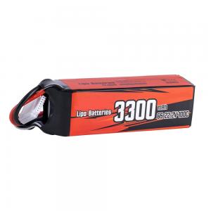 Lipo Battery 22.2V 3300mAh 100C Soft Pack with Deans XT60 Plug